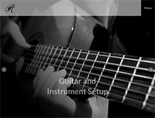 Tablet Screenshot of calgaryguitarrepair.com